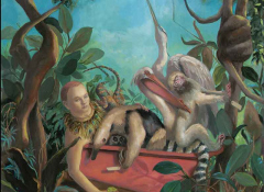 Blind Primates, oil on canvas, 60 x 48 inches, 2005