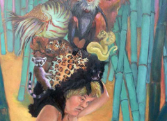 Noah’s Daughter, oil on canvas, 56 x 34 inches, 2007